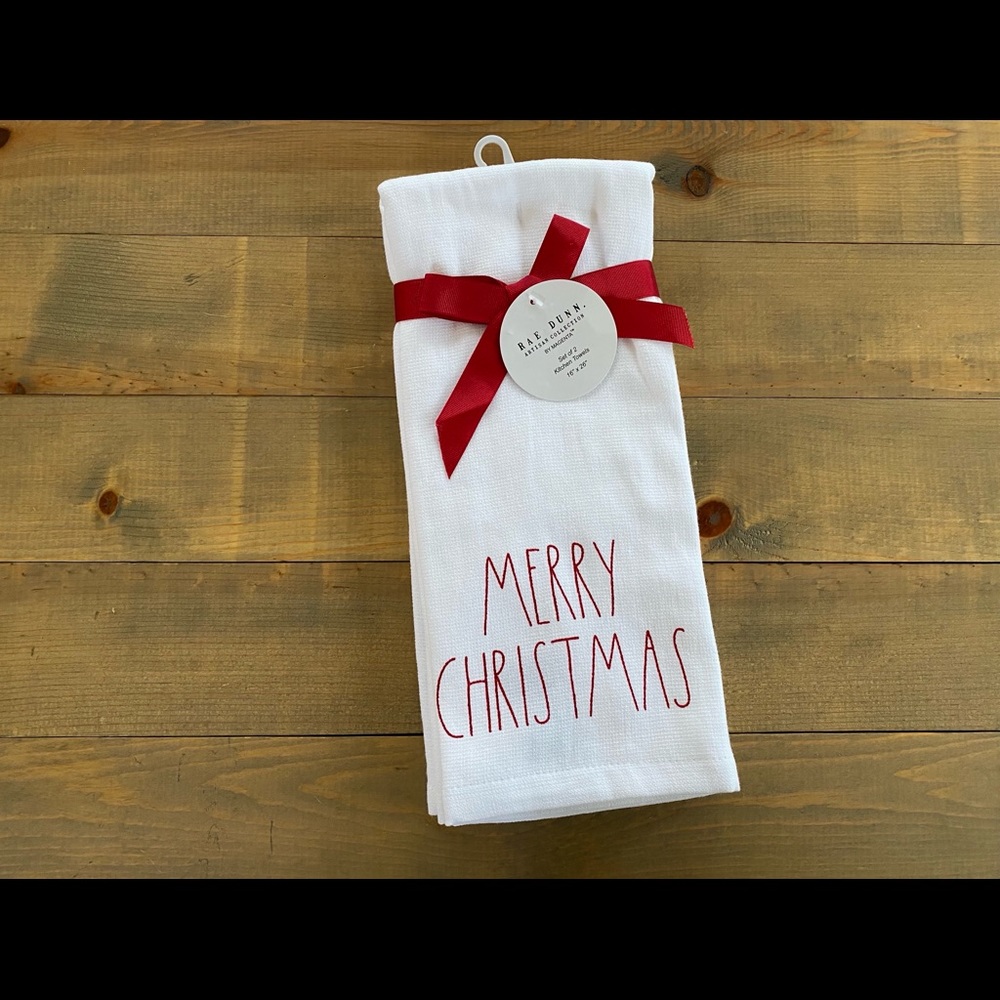 Rae Dunn Holiday Kitchen Towel Set